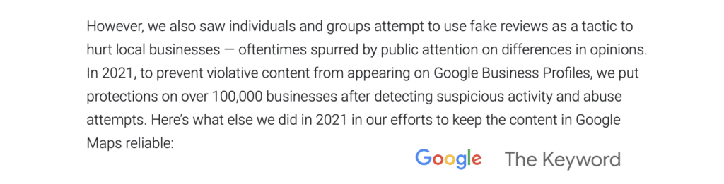 fake negative reviews - seo