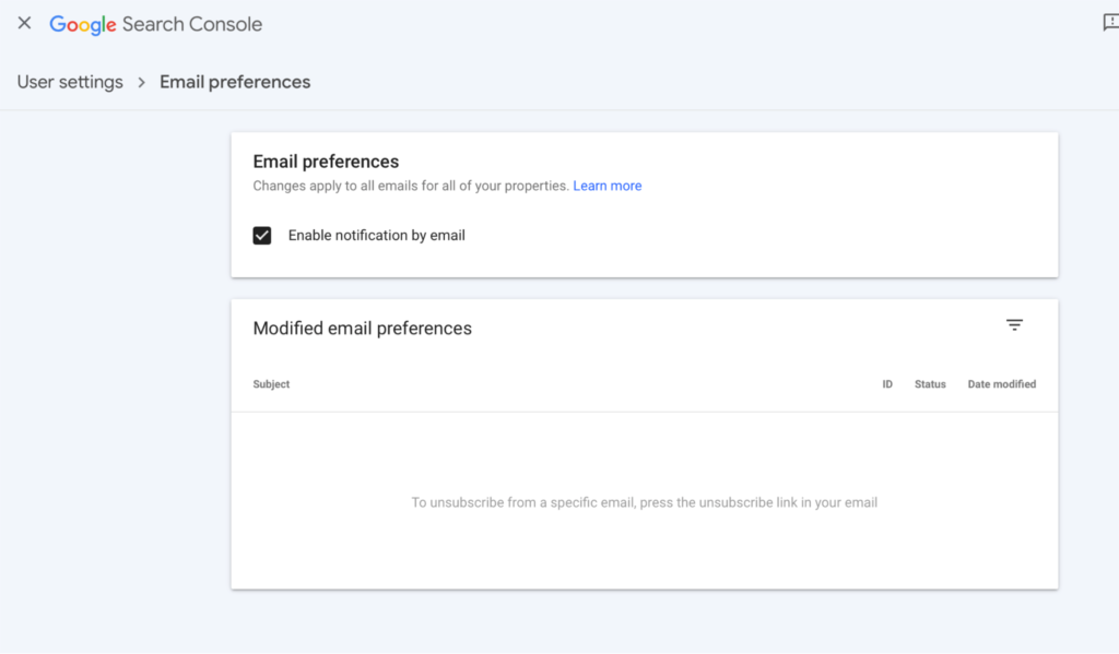 leverage the google search console email alerts - negative seo