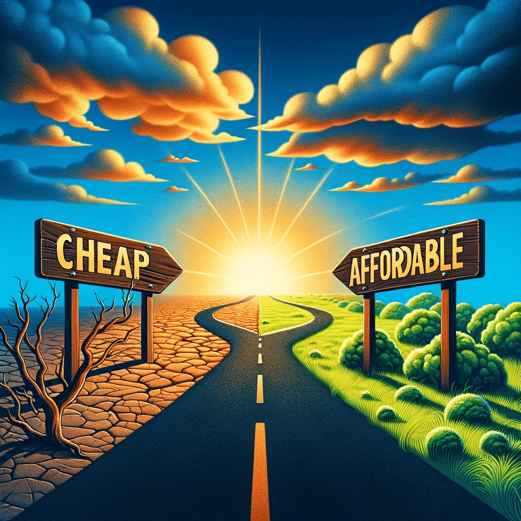 cheap vs affordable seo