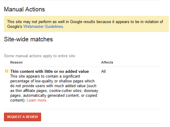 Manual Actions