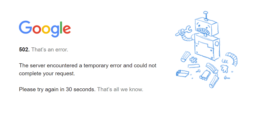 502-error-google
